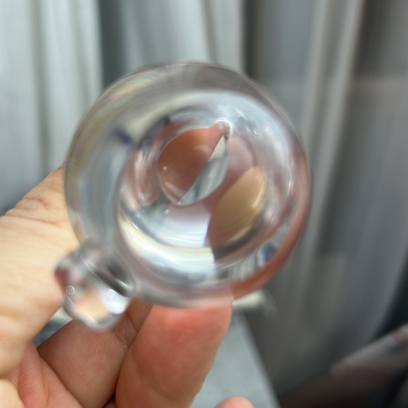 Vintage Crystal Glass Bunny Rabbit Paperweight Clear solid Flat Bottom 2.5” tall - Picture 4 of 13